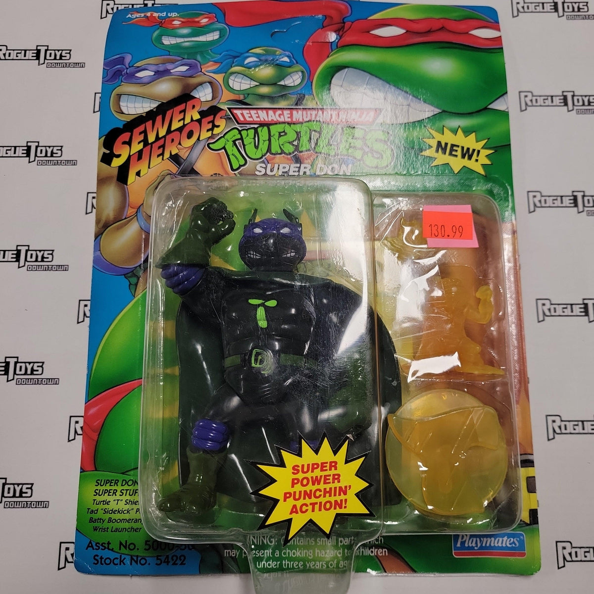 PLAYMATES Vintage TMNT, 1993, Sewer Heroes, Super Don