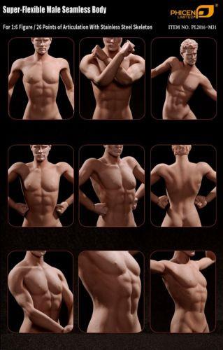 TBLeague Phicen 1/6 Super Flexible Male Seamless Sixth Scale PL2016-M31