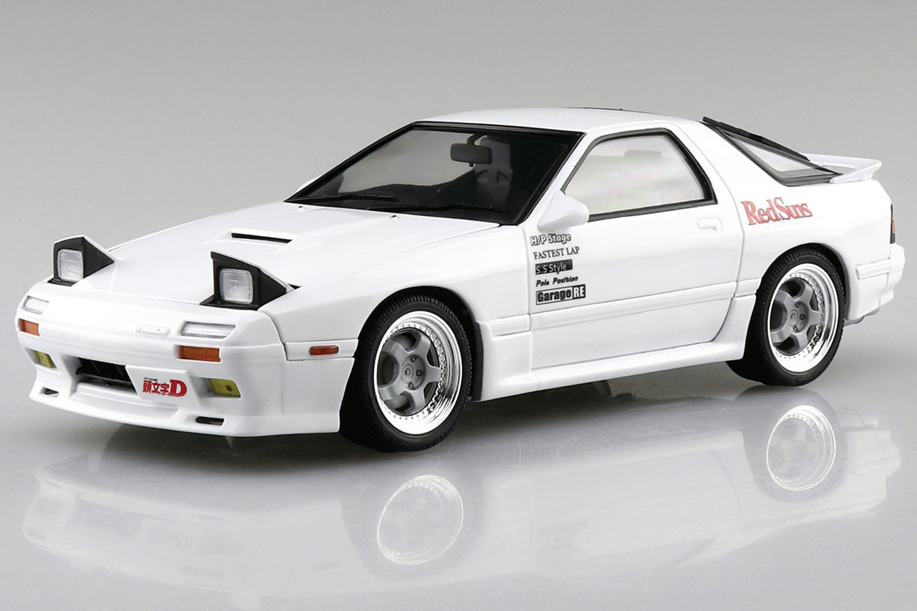 Aoshima 1/24 Initial D #I-SP2 Takahashi Ryosuke FD3S RX-7 (Comics Vol. 5 Akina Battle Ver.) Model Kit (Special Pre-Painted Ver.)