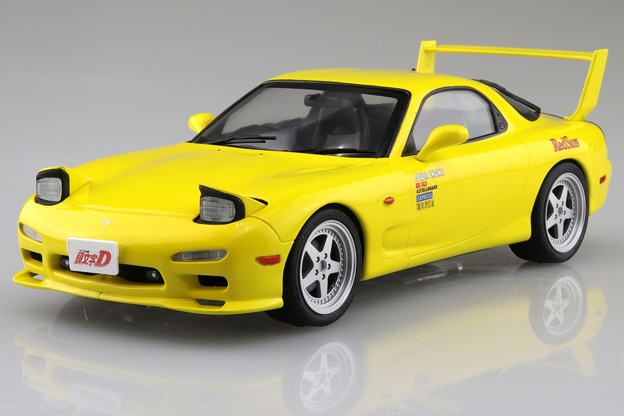 Aoshima 1/24 Initial D #I-5 Takahashi Keisuke FD3S RX-7 (Comic Vol. 1 Ver.) Model Kit (Special Pre-Painted Ver.)