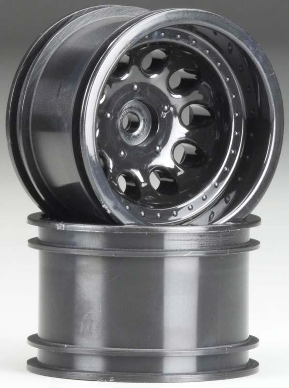 RPM 82232 Revolver Wide Base Crawler Wheels Black (2)