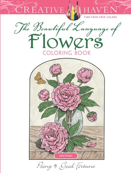 The Beautiful Language of Flowers Coloring Book