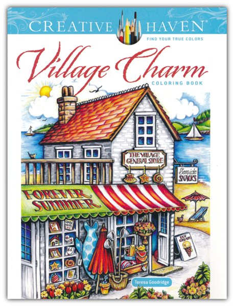 Village Charm Coloring Book