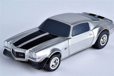 AFX 1970 Chevy Camaro Z28 Silver Mega-G+ HO Slot Car