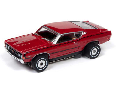 Auto World 1968 Ford Torino GT Red Thunderjet HO Slot Car