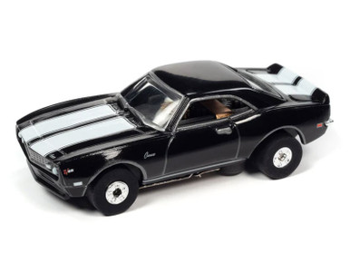 Auto World 1968 Chevrolet Camaro Z/28 (Black) Cars N Coffee Thunderjet HO Slot Car