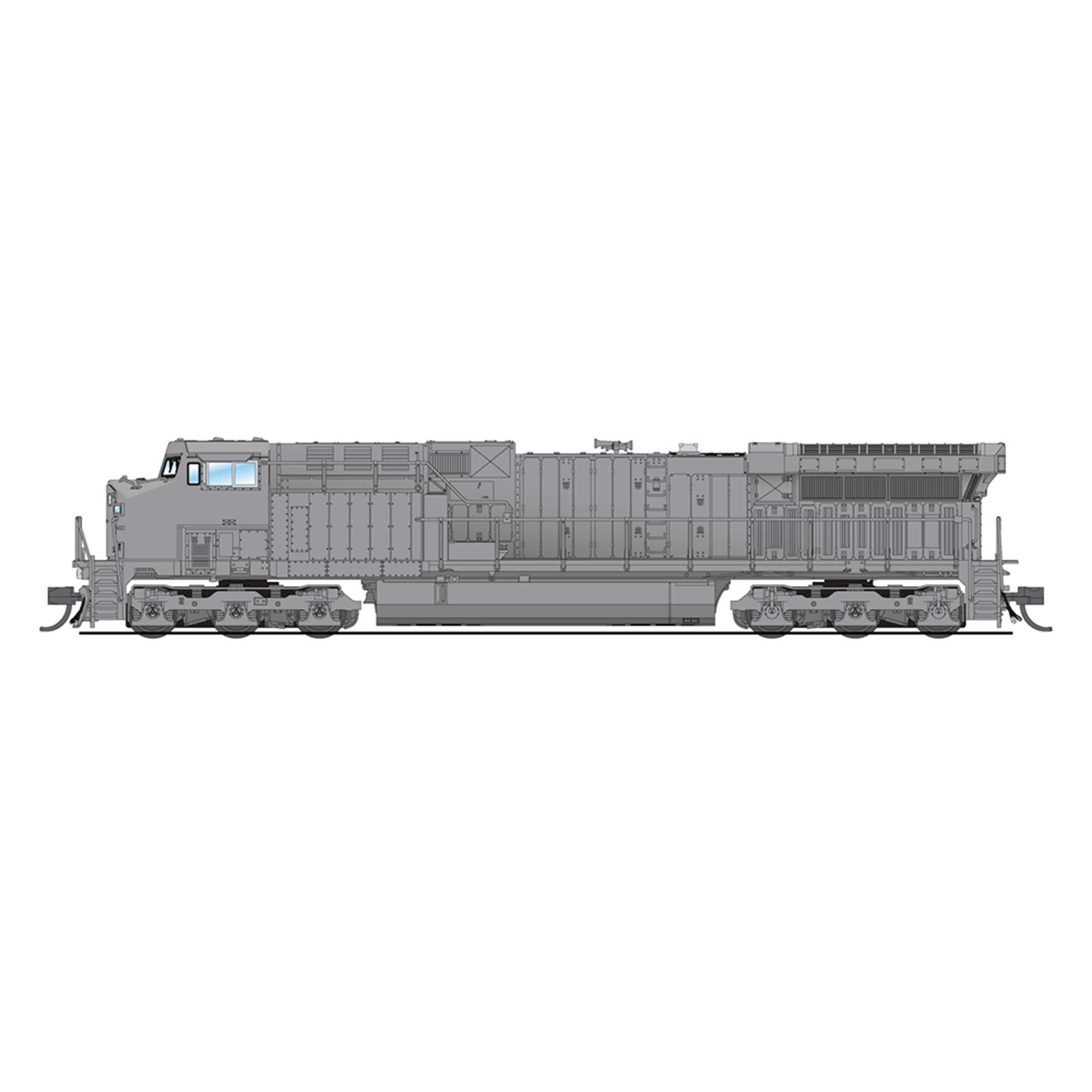 N GE AC6000 Paragon3, UP Unpainted