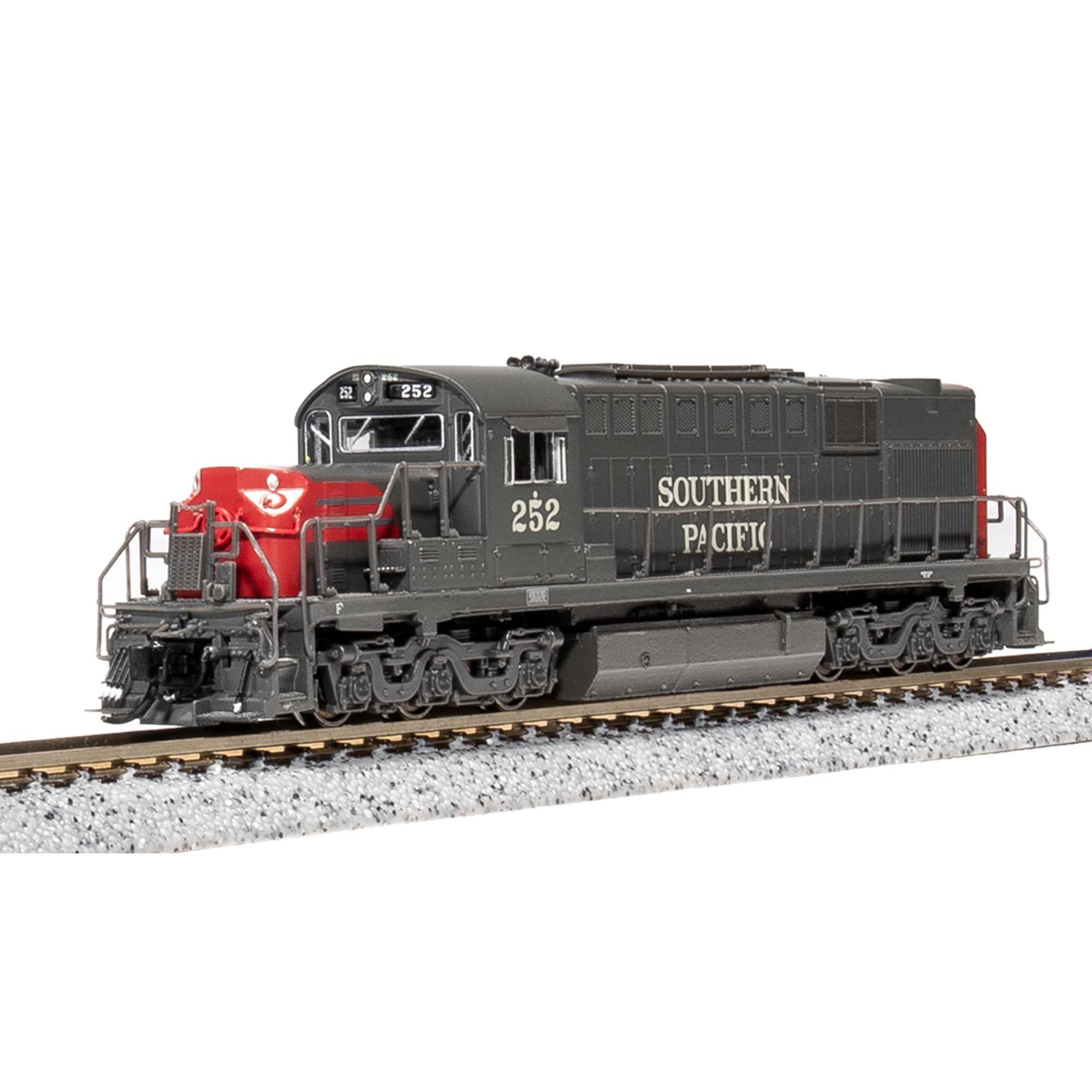 N Alco RSD-15 Locomotive, Gray & Red, Paragon4, SP #251