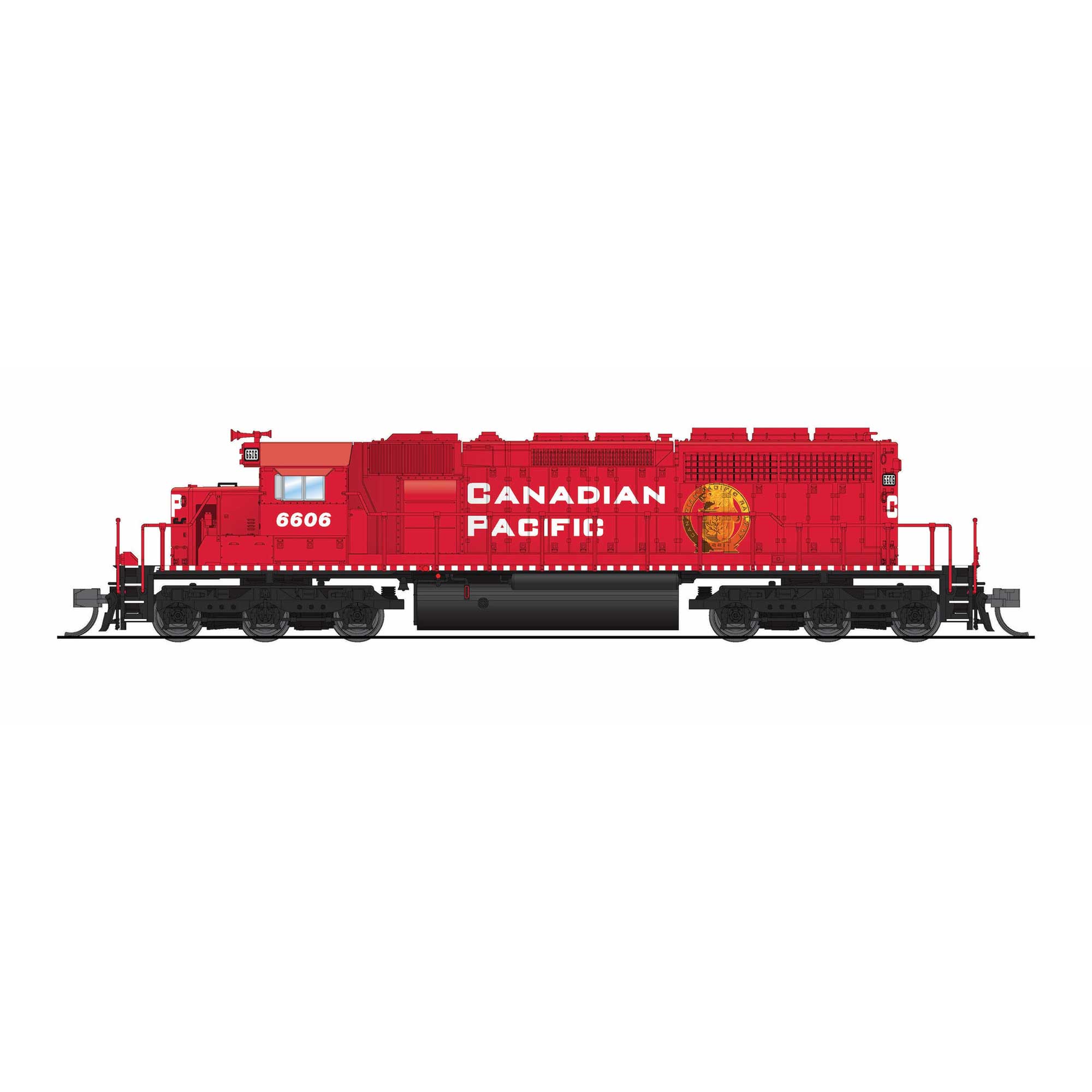 N, EMD SD40-2, CP 6610, Golden Beaver Scheme, No-Sound / DCC-Ready