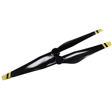 DJI Carbon Fiber Quick Release 1345 Propellers (pair) w/Black & Yellow Stripes