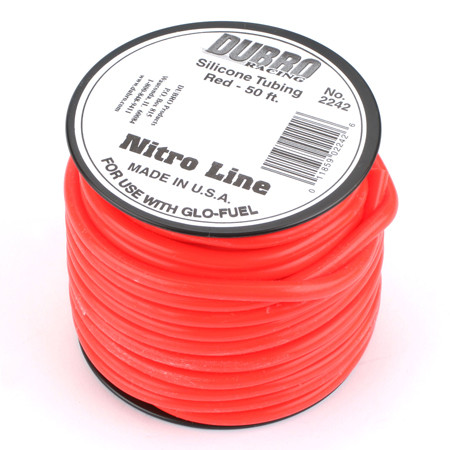 Silicone 50′ Fuel Tubing, Red