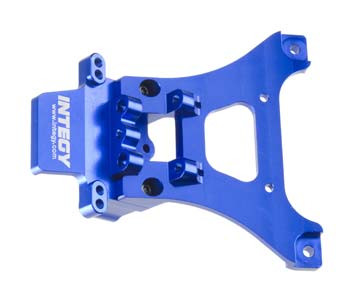 Integy Aluminum Front Bulkhead (Blue): Jato 2.5 & 3.3