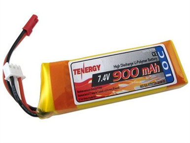 Tenergy 10C 900mAh 7.4V 2S LiPo Battery (Blade CX, CX2)