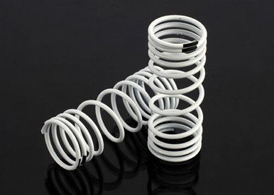 Traxxas Front White Progressive Springs (2) for Slash & Stampede 4×4