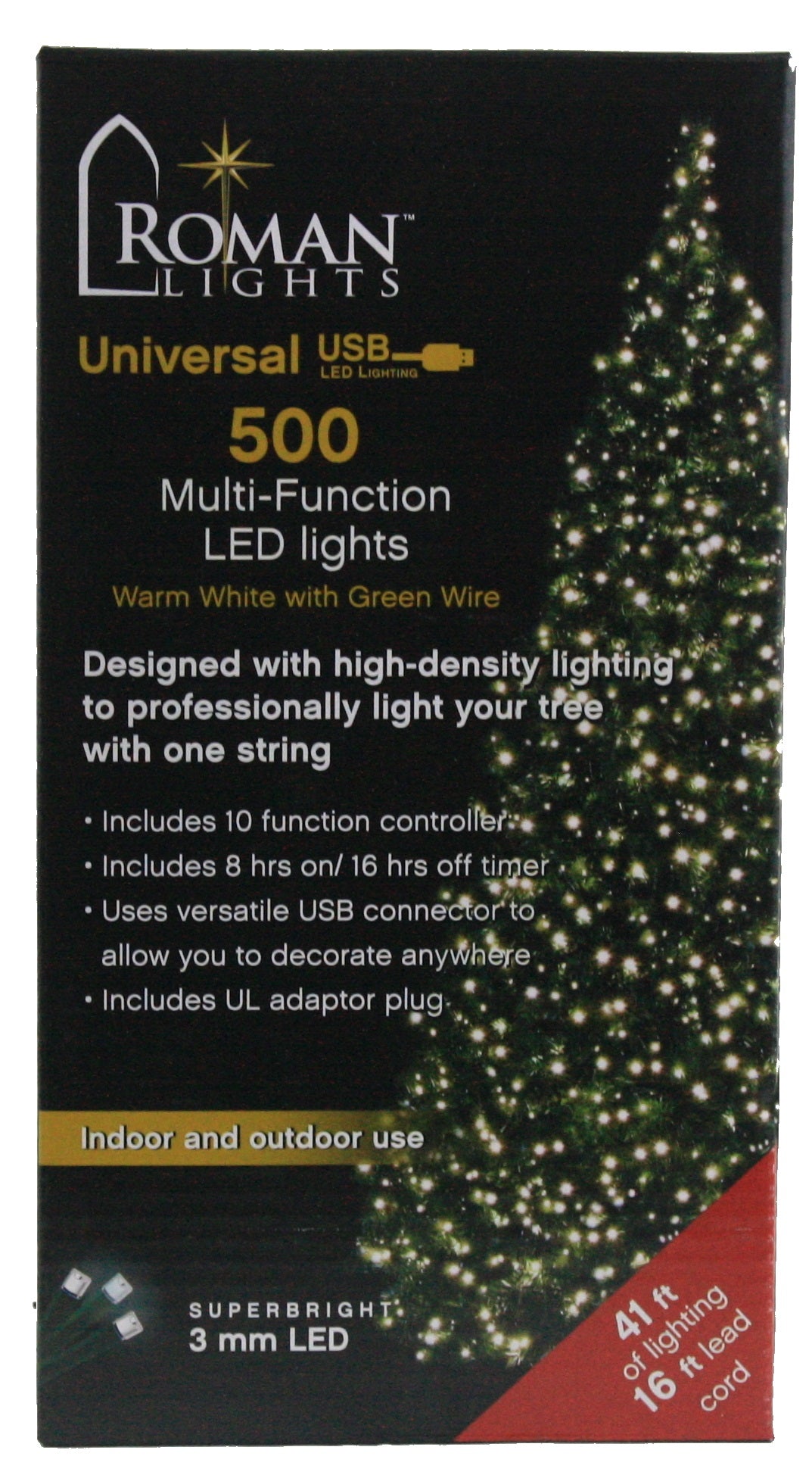 USB powered 500 Superbright LED (41 f…