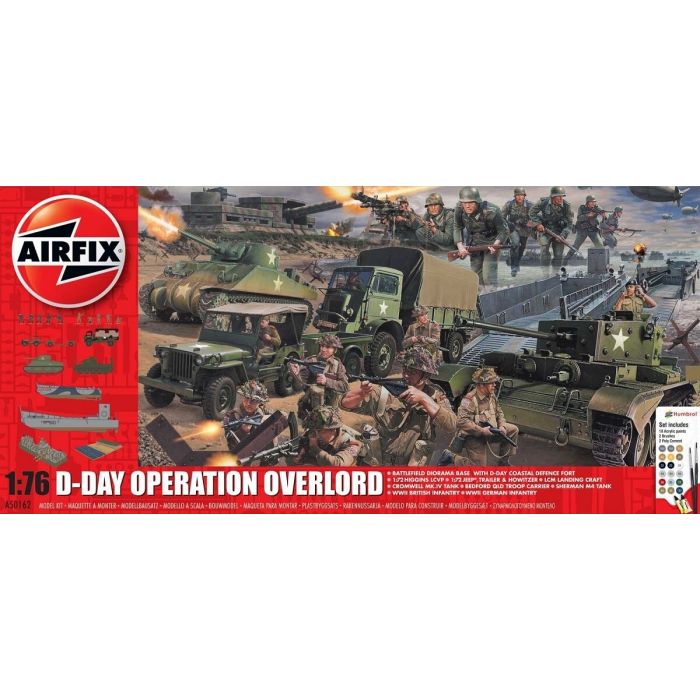 Airfix 1:76 Operation Overlord Set Plastic Model Kit