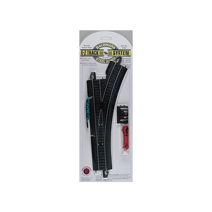 Bachmann HO Steel EZ Remote Right-Hand Switch (1)