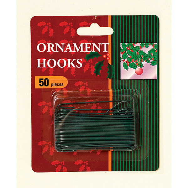 Green Ornament Hook – 2.5 inch – 50 p…