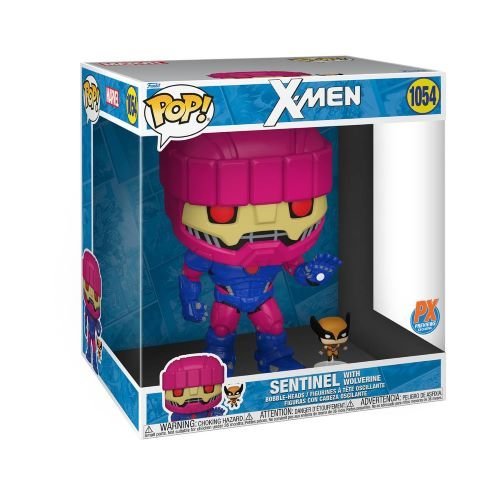 Funko Pop! 1054 – X-Men – Sentinel with Wolverine 10-Inch Vinyl Figure – PREVIEWS Exclusive