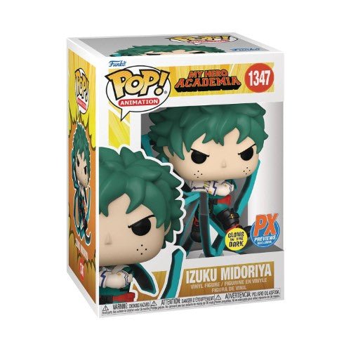 Funko Pop! 1347 Animation – My Hero Academia – Izuku Midoriya Glow-In-The-Dark Vinyl Figure – PX