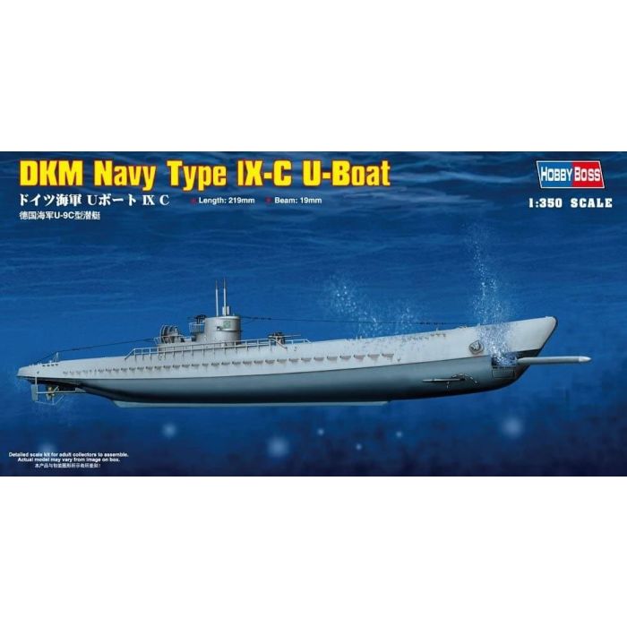 Hobby Boss 1/350 DKM Navy Type IX-C U-Boat Plastic Model Kit