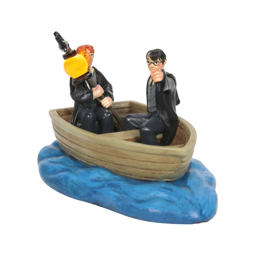 First Years Harry and Ron in a Boat