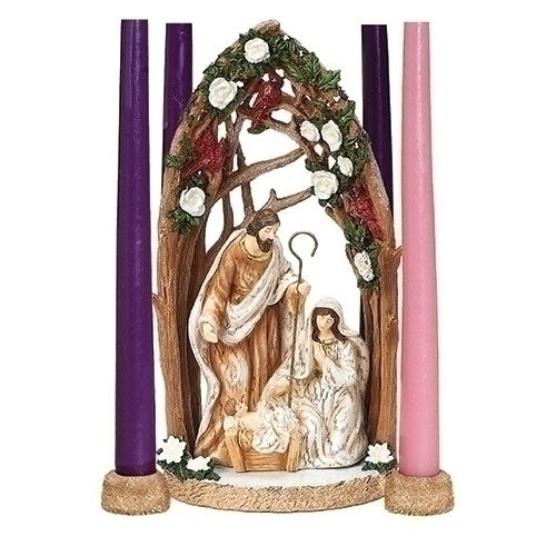 Holy Family Cardinal Candle Holder wi…