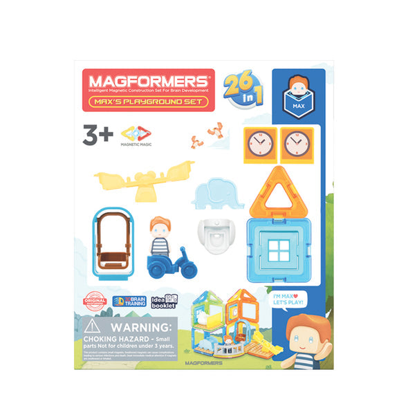 Magformers Maxs Playground 33 Piece Set