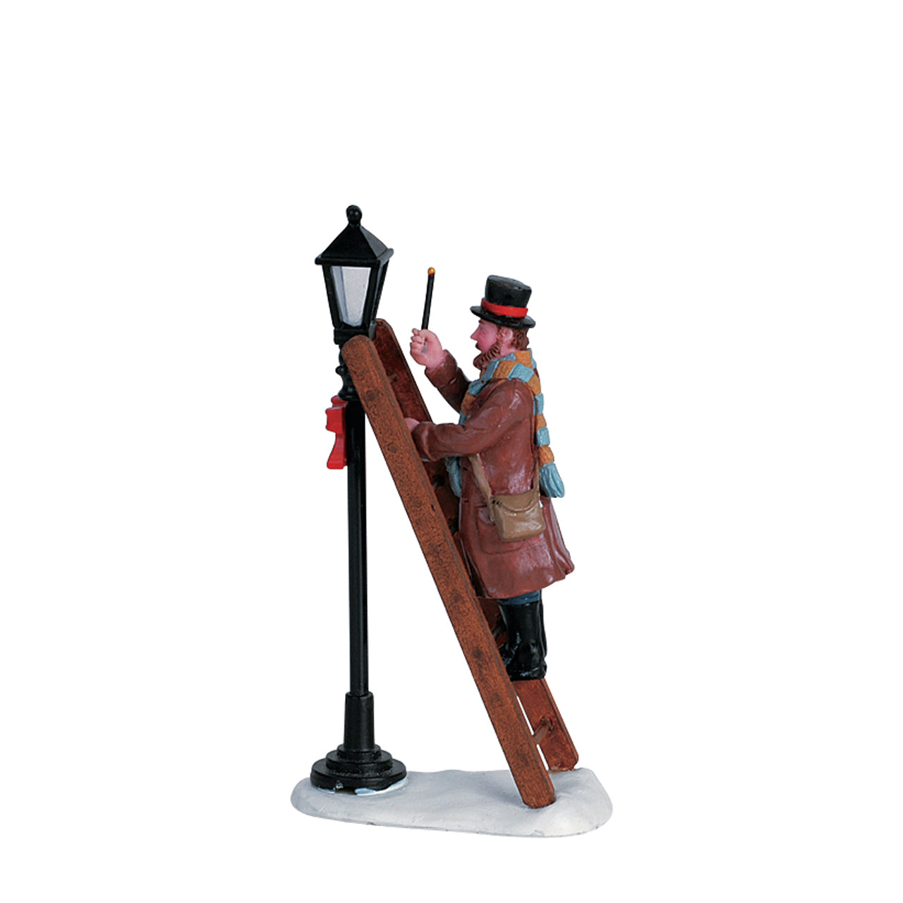 Lamplighter on a Ladder figurine