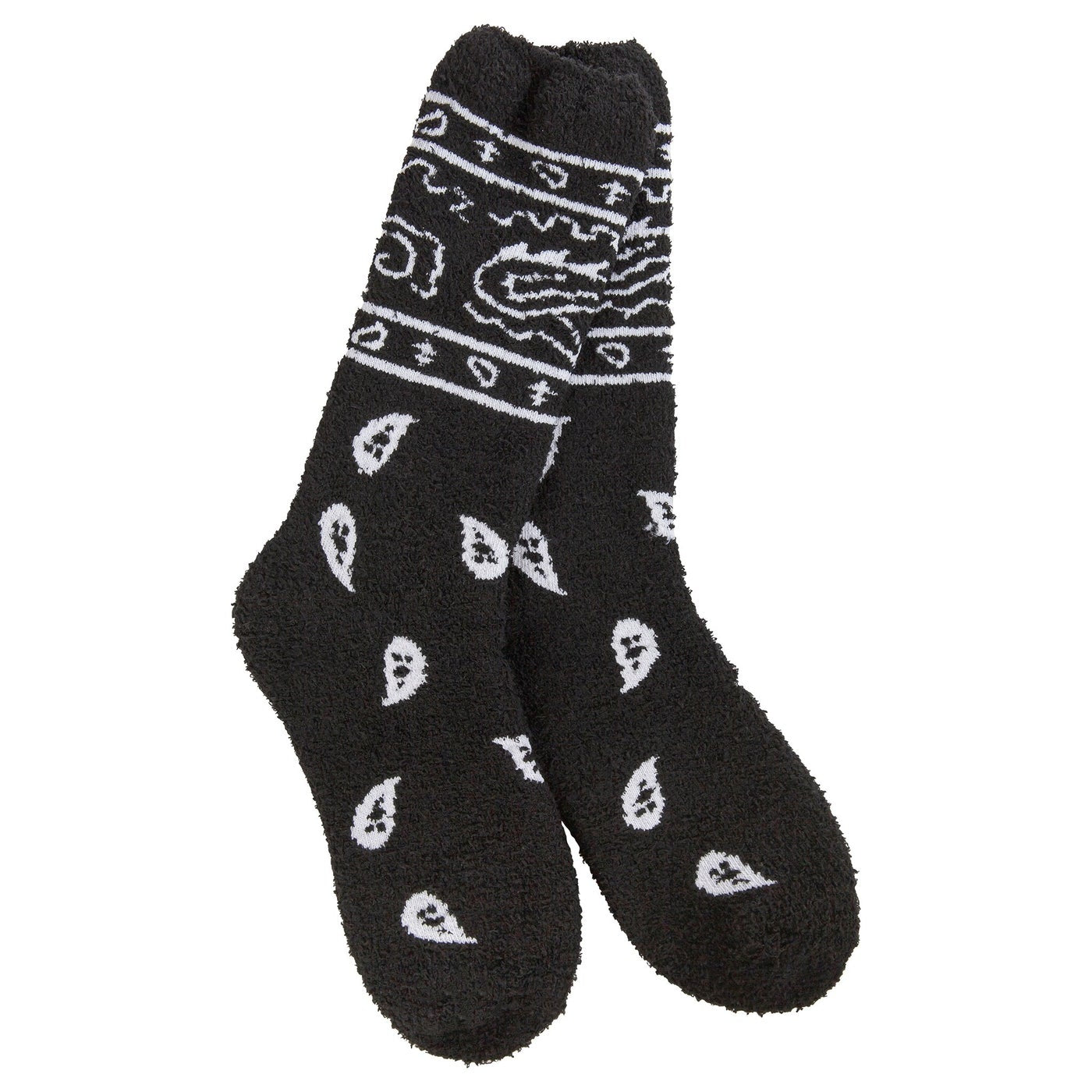 Cozy Collection Bandana Sock – Black