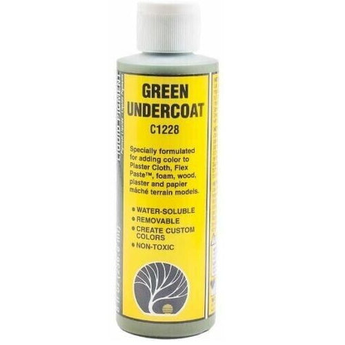 Woodland Scenics C1228 N/HO Earth Color Undercoat Green 4 oz Train Scenery