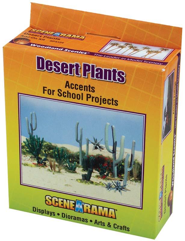 Woodland Scenics SP4124 N/HO Desert Plants Train Scenery