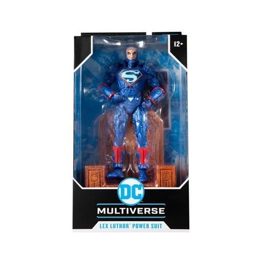 McFarlane Toys DC Multiverse Lex Luthor Blue Power Suit Justice League: The Darkseid War 7-Inch Scale Action Figure