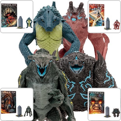 McFarlane Toys Pacific Rim Kaiju Wave 1 4-Inch Scale Action Figure with Comic Book – Select Figure(s)