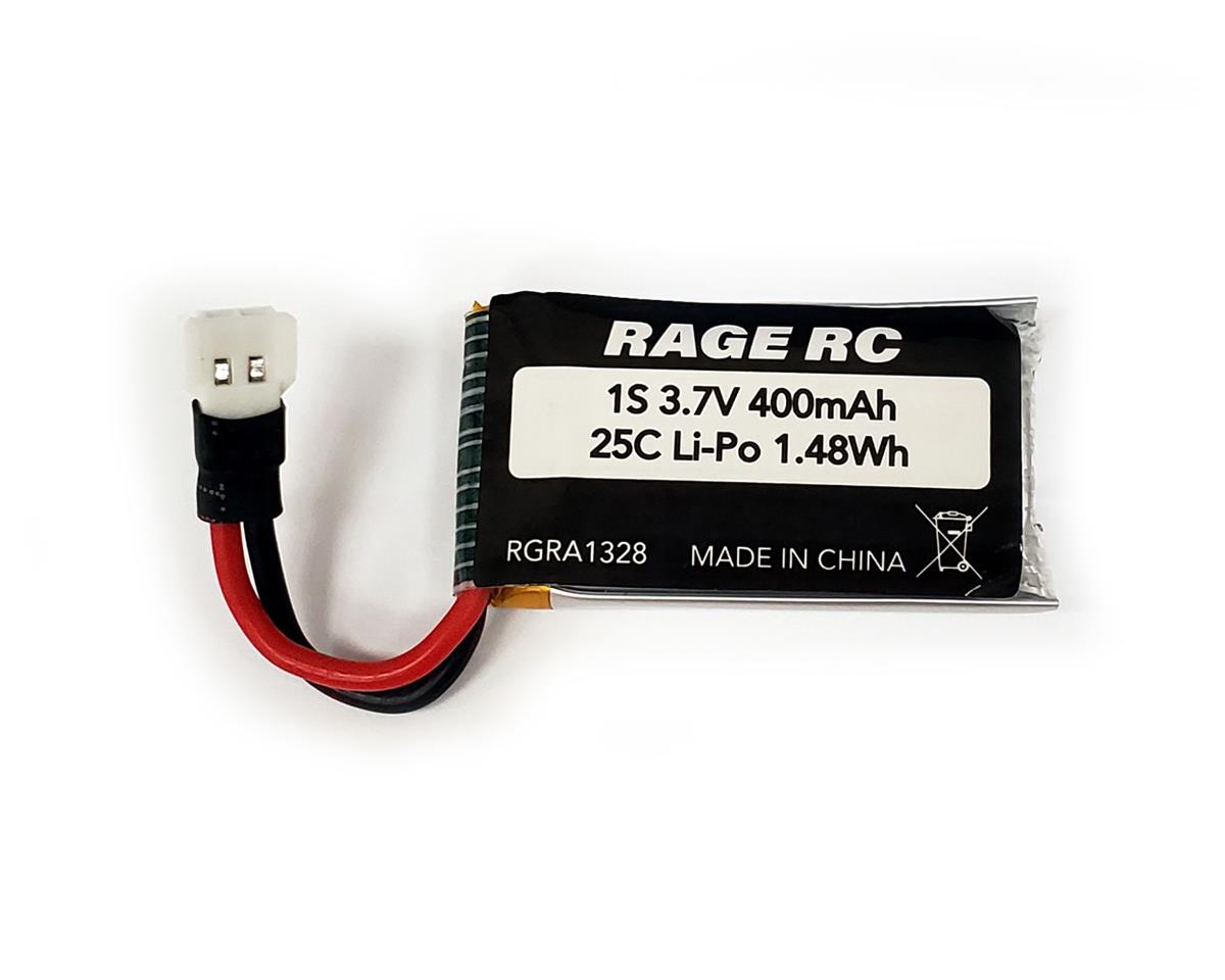 RAGE Micro Warbirds 25C LiPo (3.7V/400mAh)