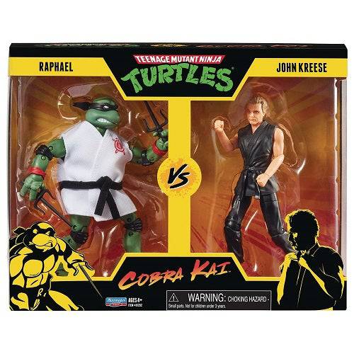 Teenage Mutant Ninja Turtles X Cobra Kai – Raphael Vs. John Kreese 2-Pack Action Figures