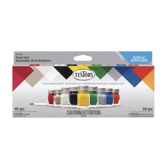 Testors Value Pack Acrylic Paint Set