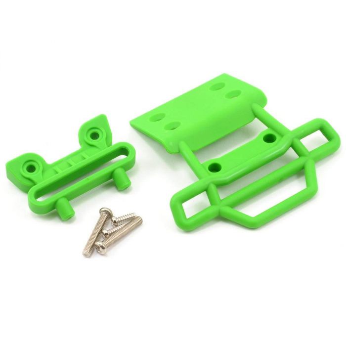 Traxxas Green Front Bumper & Mount