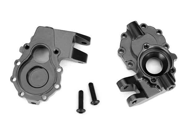 Front Aluminum Inner Portal Drive Housing, Gray