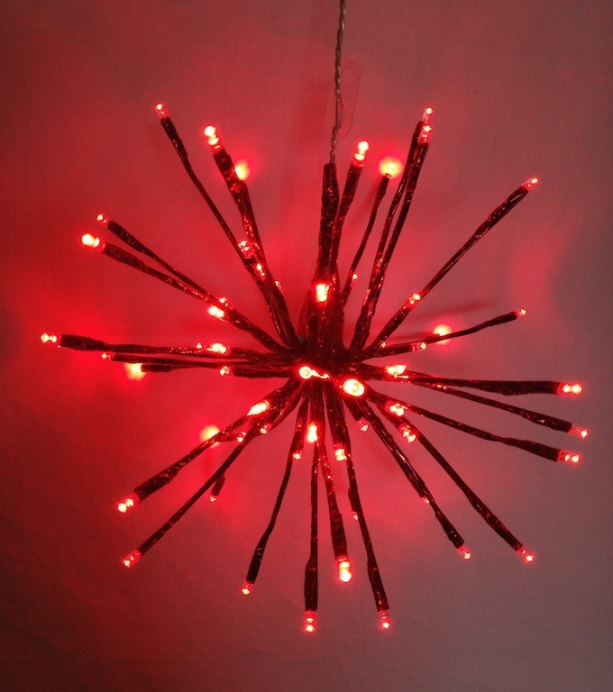 12 Inch 64 LED Branchball – Red