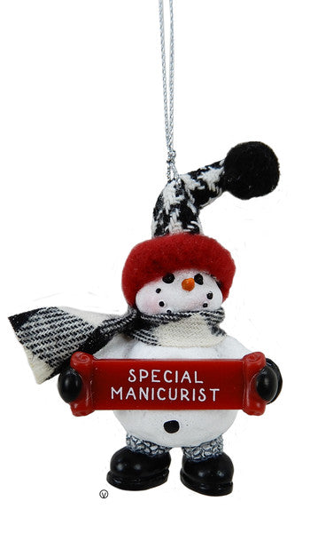 Cozy Snowman Ornament – Special Manic…